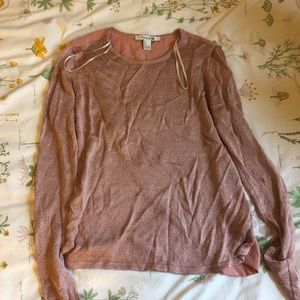 Forever 21 rose gold sweater